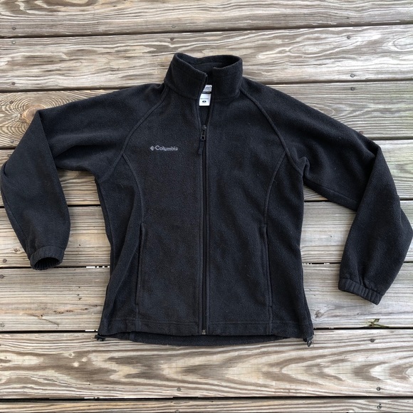 Columbia Jackets & Blazers - Black Columbia Fleece Zip Up Jacket